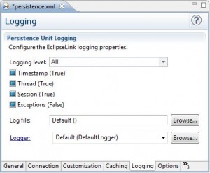 Alterando o nível de logging para ALL