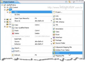 Criando uma entidade JPA no Eclipse IDE