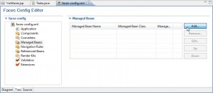 Figura 16 – Configurando um Managed Bean no arquivo faces-config.xml