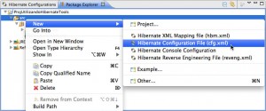 Figure 14 – Criação do arquivo hibernate.cfg.xml