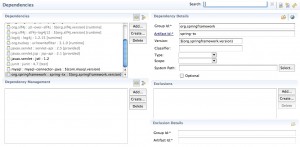 Figura 15 – A dependência da biblioteca para transações do Spring Framework