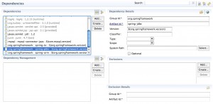 Figura 16 – A dependência da biblioteca jdbc do Spring Framework