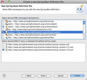 Figura 23 – Seleção do namespace context