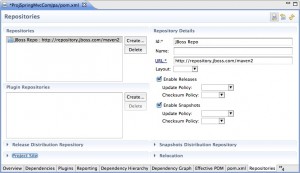 Figura 8 – O repositório JBoss configurado